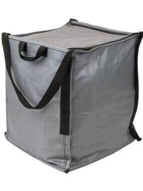 Heavy Duty Storage Tote Bag with Zipper Top 22-Gallon